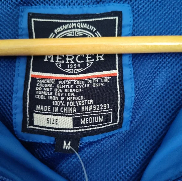 Bleeker And Mercer 90's Y2K Jacket Activewear UCLA Colors Size Medium - Picture 3 of 3